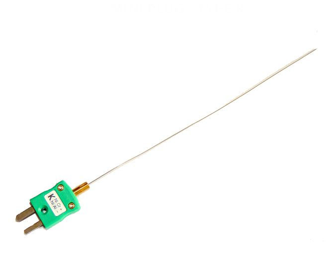 0.81mm Diameter Fast Response Thermocouple with Miniature IEC Plug