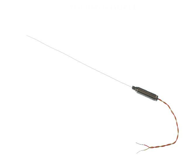 0.81mm Diameter Mineral Insulated Thermocouple with ANSI Threaded Pot & Tails