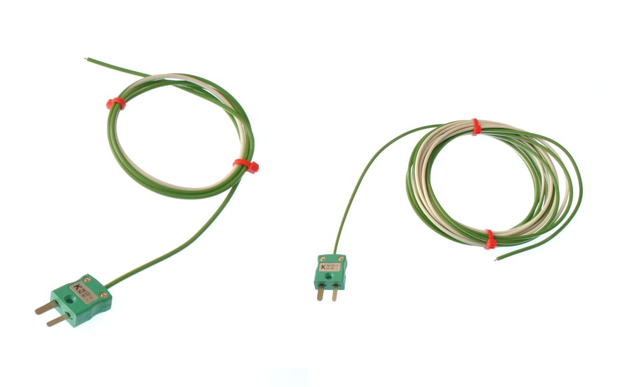PTFE Single Shot IEC Exposed Junction Thermocouple with Miniature Plug