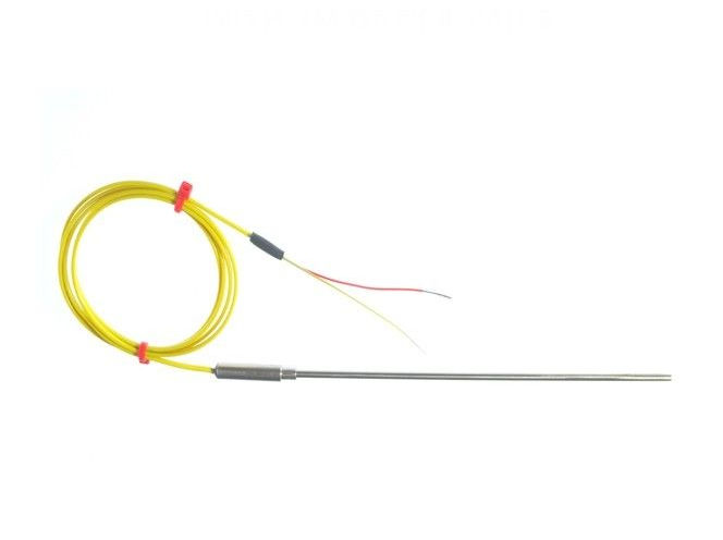Mineral Insulated Thermocouple with Plain Pot Seal and PFA Insulated ANSI Lead - Type K - 1M Cable Length