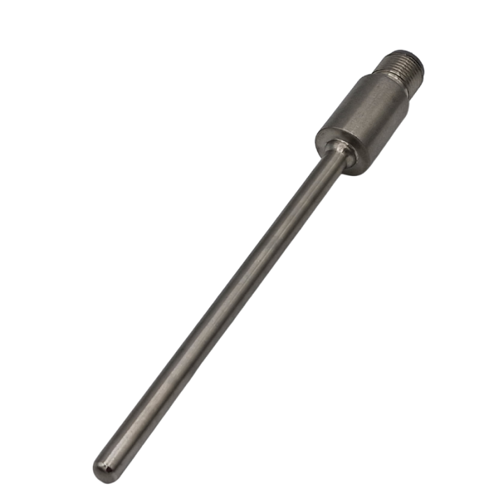 Industrial Automation Pt100 RTD Sensor with M12 connector -  Plain Barrel Process Connection Type with 6mm Sheath Diameter