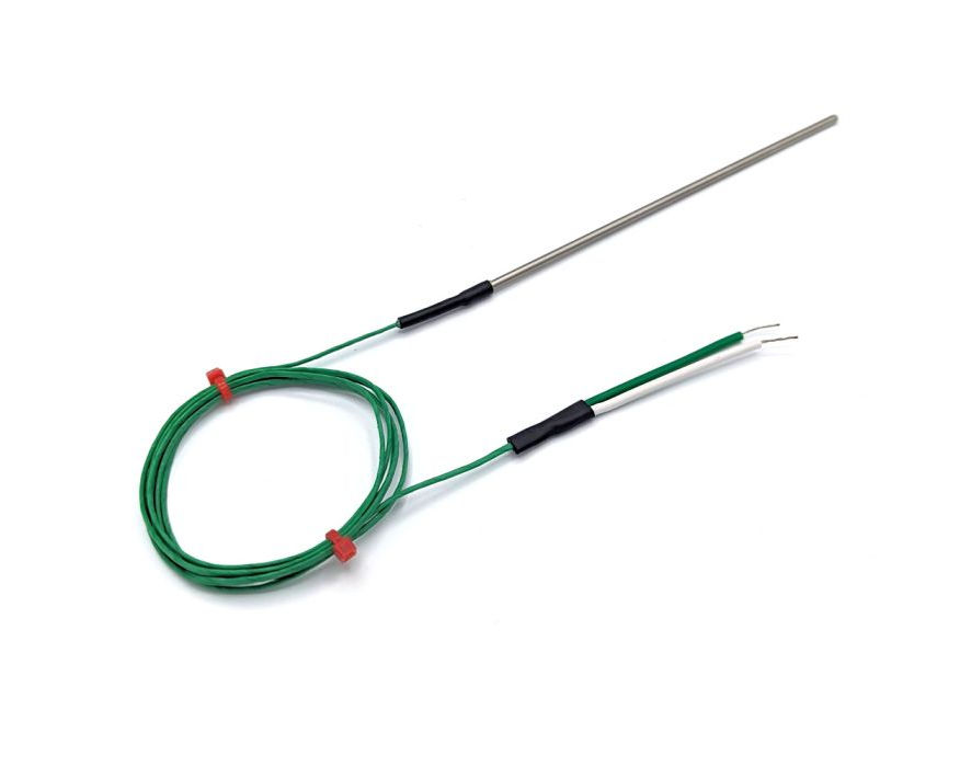 IEC Fabricated Tube Thermocouples with Crimp Seal and Lead Wire - Type K - 4.5mm Sheath Diameter