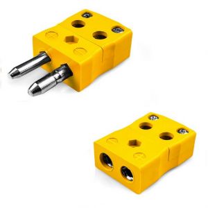 Standard Quick Wire Thermocouple Connector Plug & Socket AS-K-MQ+FQ Type K ANSI
