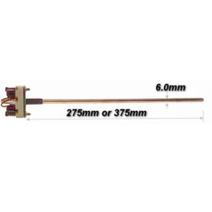 Replaceable Insert for Platinum Resistance Pt100 Industrial Probe with Lagging Extension - 375mm x 6.0mm