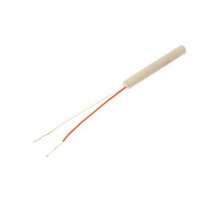 Ceramic Sheathed Pt1000 Grade A Inserts - 2-Wire with 50mm Cable Length