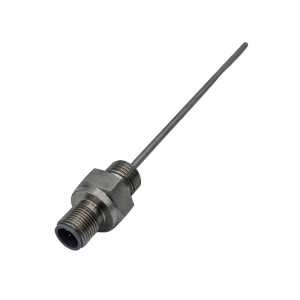 Industrial Automation Pt100 RTD Sensor with M12 connector - 1/4"NPT Process Connection Type - 3mm Sheath Diameter - 150mm Sheath Length