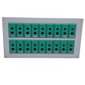 Thermocouple Connector Aluminium Panel with Type K IEC Standard Sockets-18