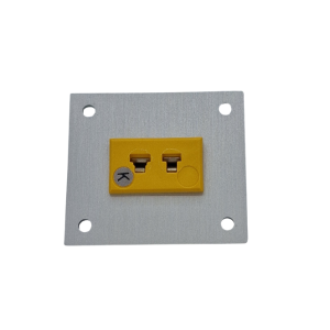 Thermocouple Connector Aluminium Panel with Type K ANSI Miniature Sockets-1