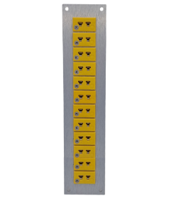 Thermocouple Connector Aluminium Panel with Type K ANSI Miniature Sockets-12