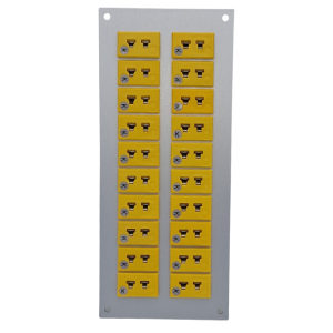Thermocouple Connector Aluminium Panel with Type K ANSI Miniature Sockets-20