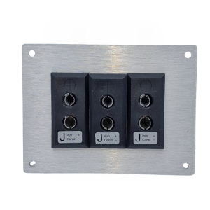 Thermocouple Connector Aluminium Panel with Type J IEC Standard Sockets-3