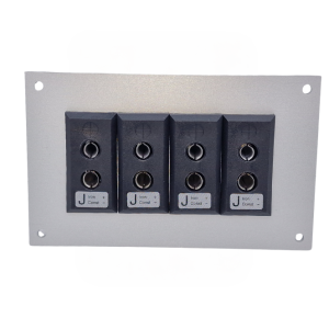 Thermocouple Connector Aluminium Panel with Type J IEC Standard Sockets-4