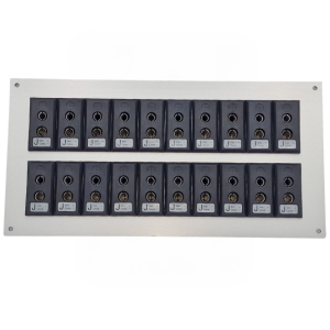 Thermocouple Connector Aluminium Panel with Type J IEC Standard Sockets-20