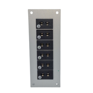 Thermocouple Connector Aluminium Panel with Type J IEC Miniature Sockets-6