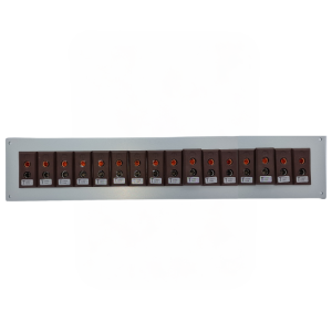 Thermocouple Connector Aluminium Panel with Type T IEC Standard Sockets-16