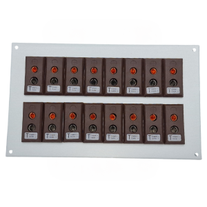 Thermocouple Connector Aluminium Panel with Type T IEC Standard Sockets-18