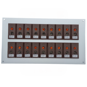 Thermocouple Connector Aluminium Panel with Type T IEC Standard Sockets-20