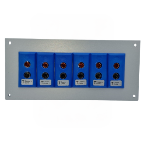 Thermocouple Connector Aluminium Panel with Type T ANSI Standard Sockets-6