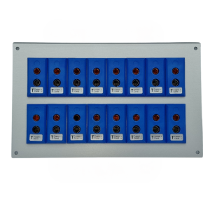 Thermocouple Connector Aluminium Panel with Type T ANSI Standard Sockets-16