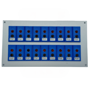 Thermocouple Connector Aluminium Panel with Type T ANSI Standard Sockets-18