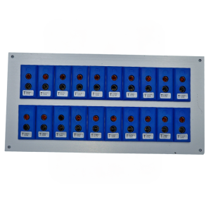 Thermocouple Connector Aluminium Panel with Type T ANSI Standard Sockets-20