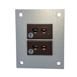 Thermocouple Connector Aluminium Panel with Type T IEC Miniature Sockets-2