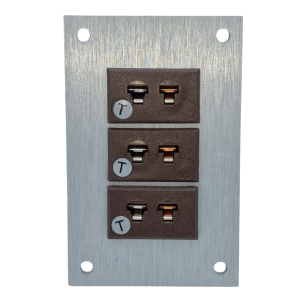 Thermocouple Connector Aluminium Panel with Type T IEC Miniature Sockets-3