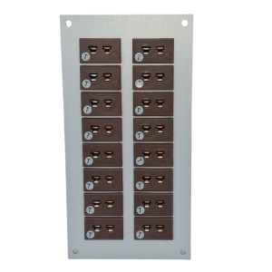 Thermocouple Connector Aluminium Panel with Type T IEC Miniature Sockets-16