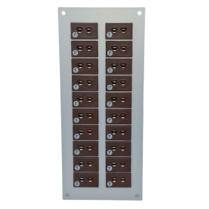 Thermocouple Connector Aluminium Panel with Type T IEC Miniature Sockets-20