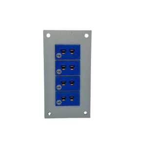 Thermocouple Connector Aluminium Panel with Type T ANSI Miniature Sockets-4