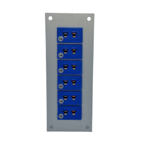 Thermocouple Connector Aluminium Panel with Type T ANSI Miniature Sockets-6
