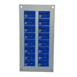 Thermocouple Connector Aluminium Panel with Type T ANSI Miniature Sockets-16