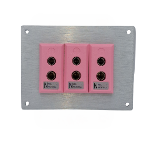 Thermocouple Connector Aluminium Panel with Type N IEC Standard Sockets-3