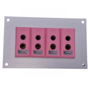 Thermocouple Connector Aluminium Panel with Type N IEC Standard Sockets-4