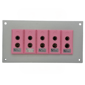 Thermocouple Connector Aluminium Panel with Type N IEC Standard Sockets-5