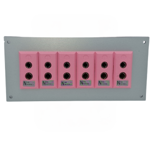 Thermocouple Connector Aluminium Panel with Type N IEC Standard Sockets-6
