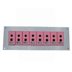 Thermocouple Connector Aluminium Panel with Type N IEC Standard Sockets-8