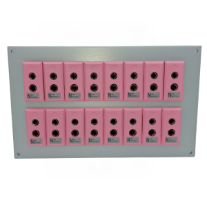 Thermocouple Connector Aluminium Panel with Type N IEC Standard Sockets-16