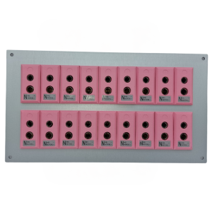 Thermocouple Connector Aluminium Panel with Type N IEC Standard Sockets-18