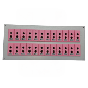 Thermocouple Connector Aluminium Panel with Type N IEC Standard Sockets-24