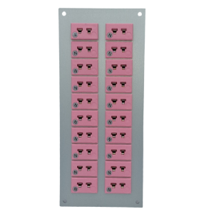 Thermocouple Connector Aluminium Panel with Type N IEC Miniature Sockets-20
