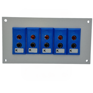 Thermocouple Connector Aluminium Panel with Type K JIS Standard Sockets-5