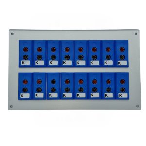 Thermocouple Connector Aluminium Panel with Type K JIS Standard Sockets-16