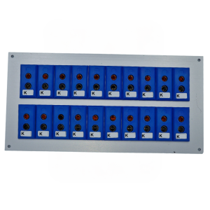 Thermocouple Connector Aluminium Panel with Type K JIS Standard Sockets-20