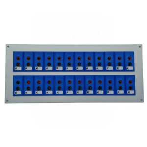 Thermocouple Connector Aluminium Panel with Type K JIS Standard Sockets-24