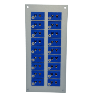 Thermocouple Connector Aluminium Panel with Type K JIS Miniature Sockets-18