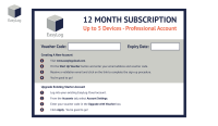Lascar Start-up Cloud voucher 12 months for 5 or 10 devices