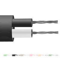 Type J PVC Insulated Flat Pair Thermocouple Cable / Wire (IEC) - 7/0.2mm