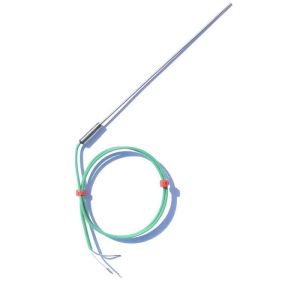 0.25mm Diameter Fast Response Mineral Insulated Thermocouple with Plain Pot & PFA IEC Tails - Type K - Grounded Junction - 250mm