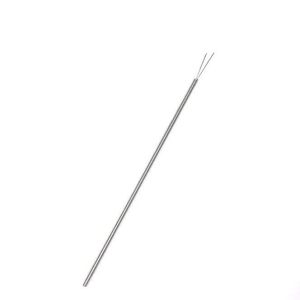 0.75mm Diameter Fast Response Thermocouple with IEC Bare Tails - Insulated Junction - 100mm